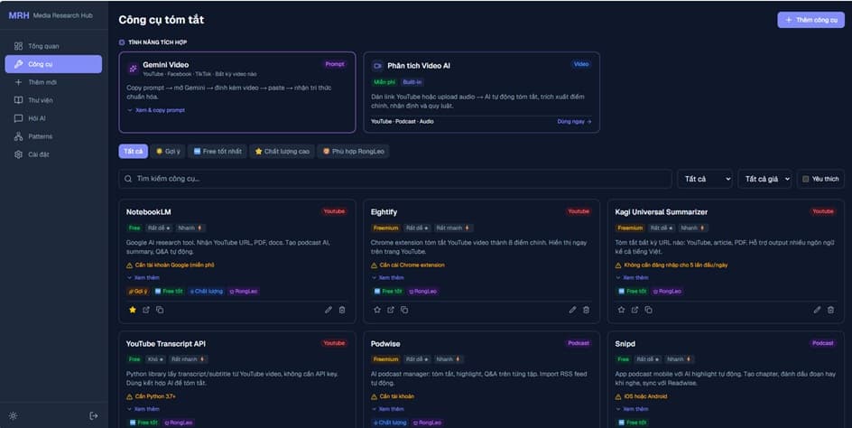 RongLeo Media Research Hub